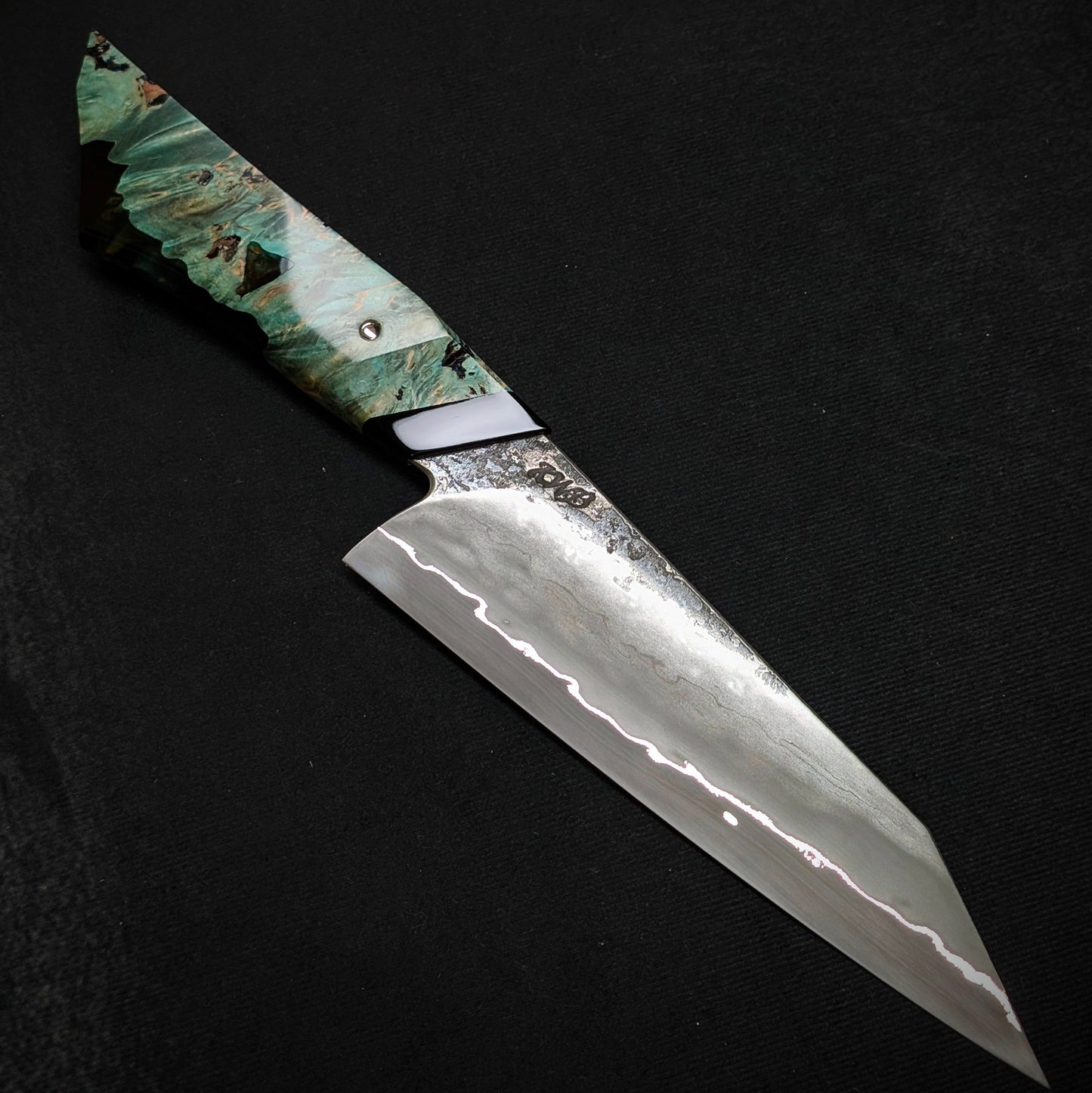 160mm Stainless San-Mai Utility Knife | Handmade Kitchen Knives