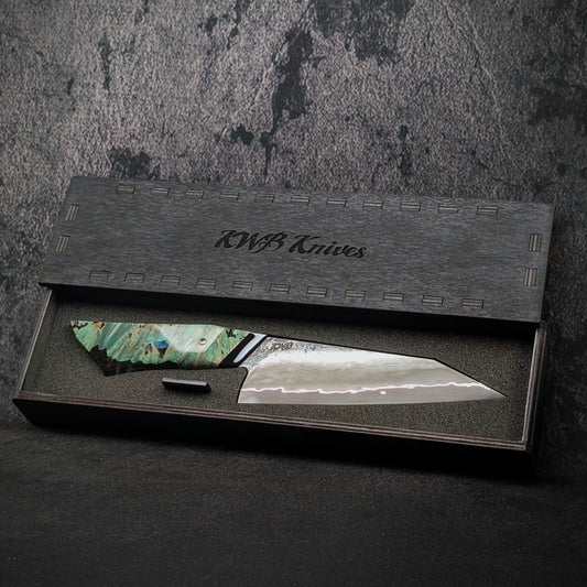 160mm Stainless San-Mai Utility Knife | Handmade Kitchen Knives