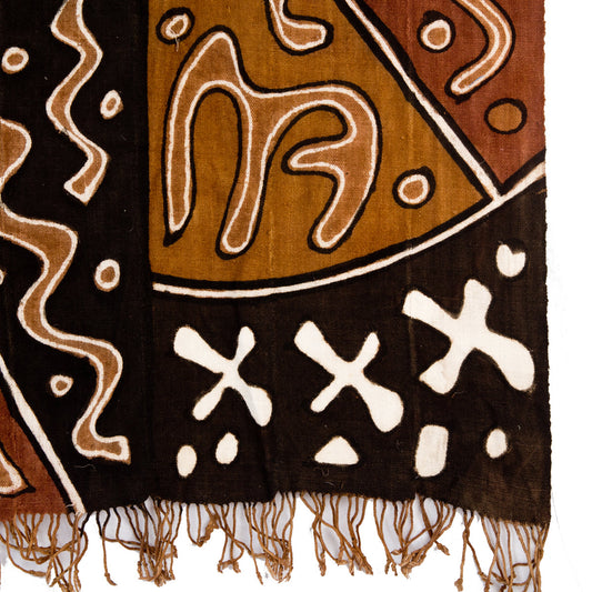 Hand Painted Handwoven Throw TR43