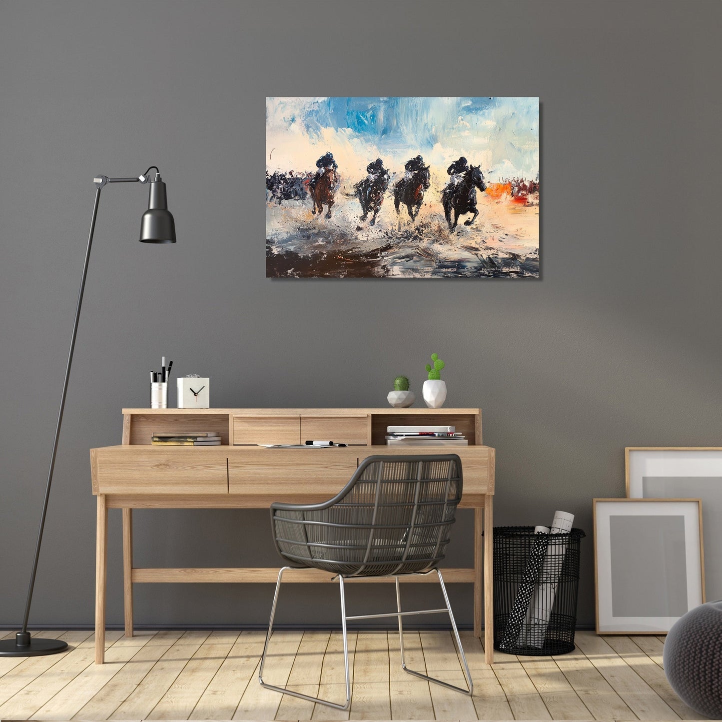 Galloping Glory Racing Canvas