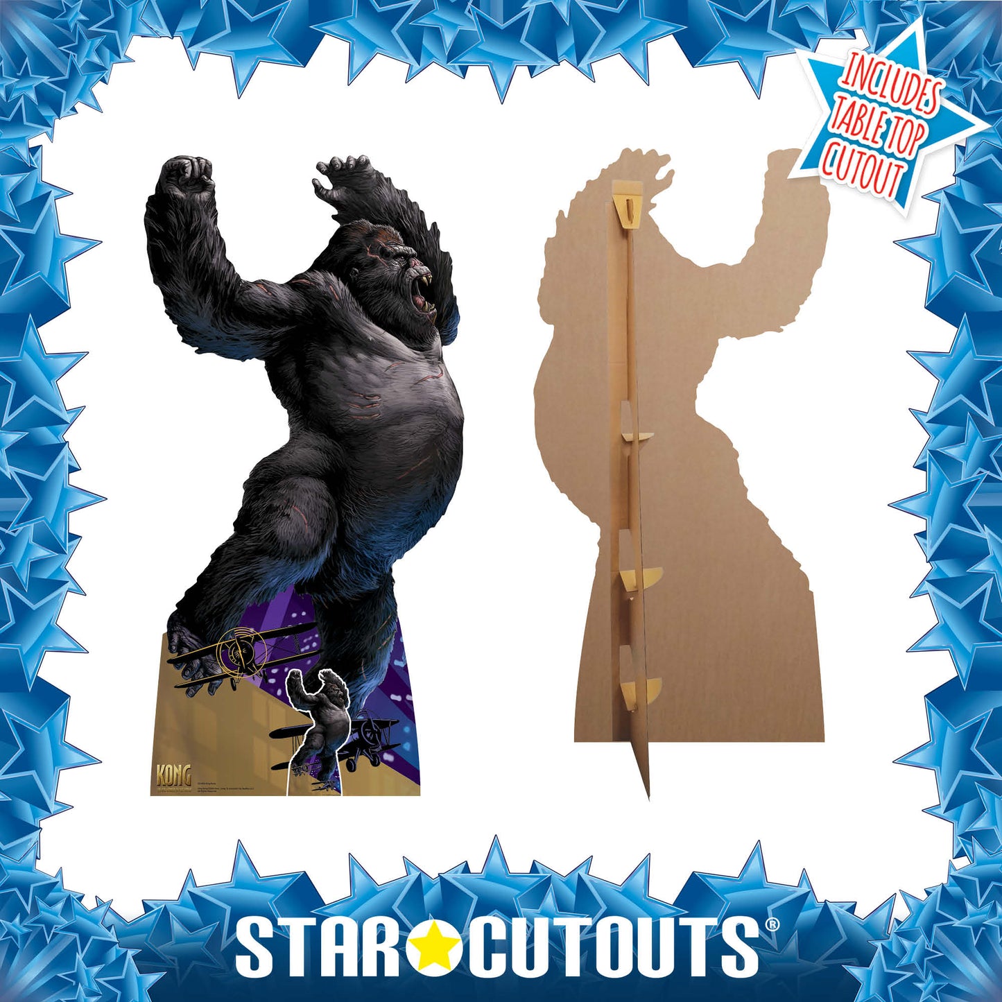 SC1633 King Kong Cardboard Cut Out Height 193cm