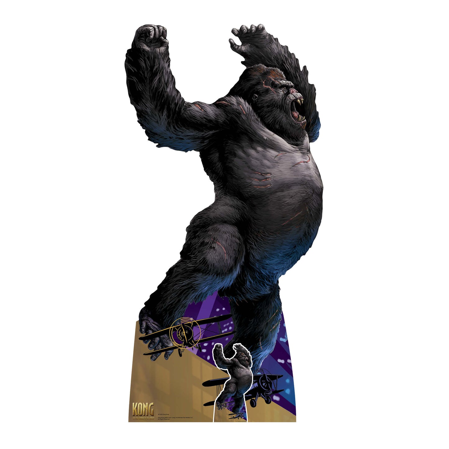 SC1633 King Kong Cardboard Cut Out Height 193cm
