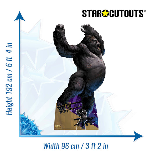 SC1633 King Kong Cardboard Cut Out Height 193cm