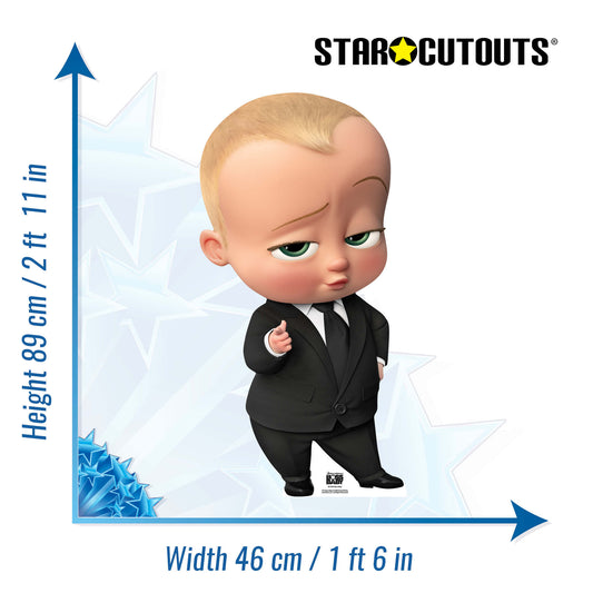 SC1635 Boss Baby Cardboard Cut Out Height 89cm