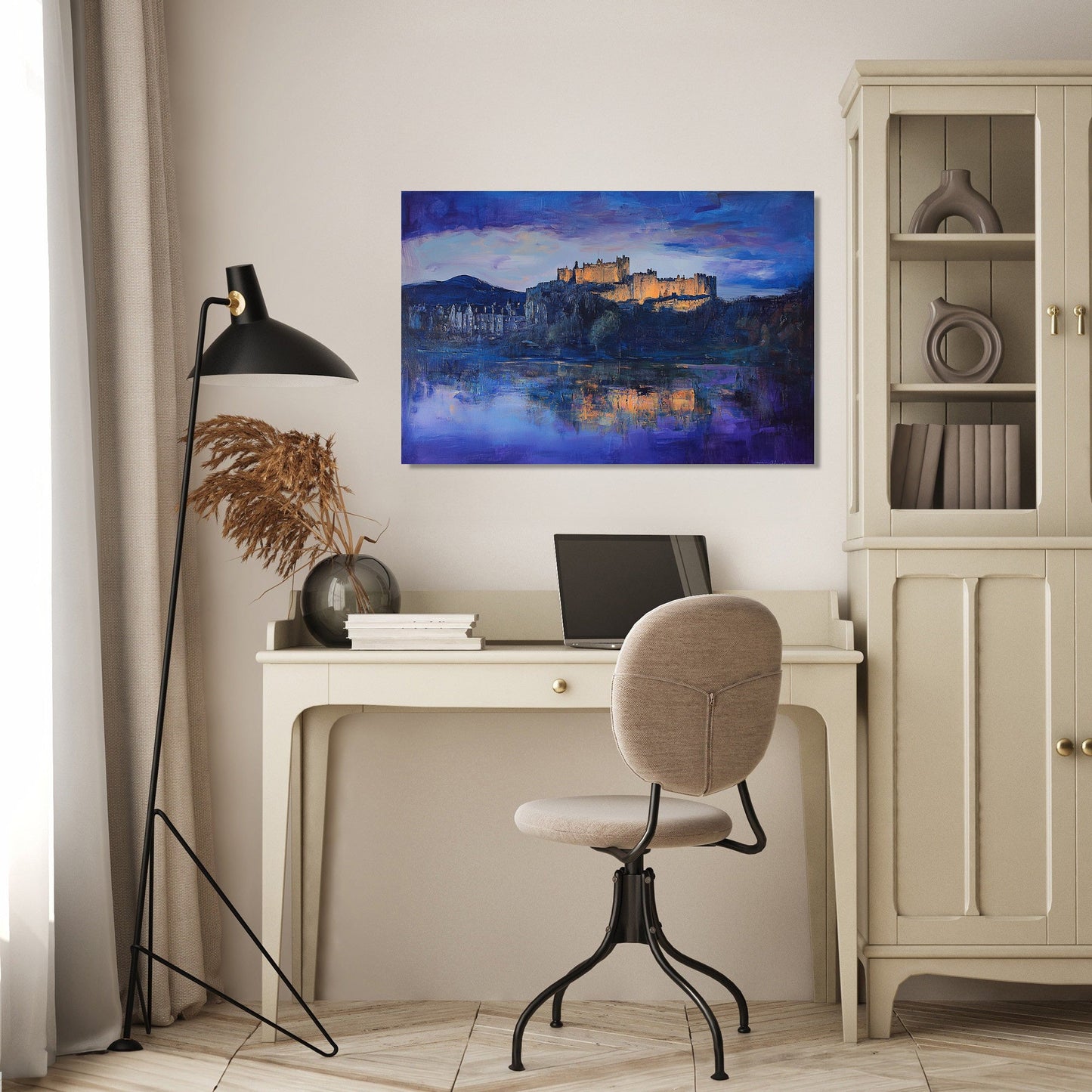 Stirling Castle Twilight Canvas
