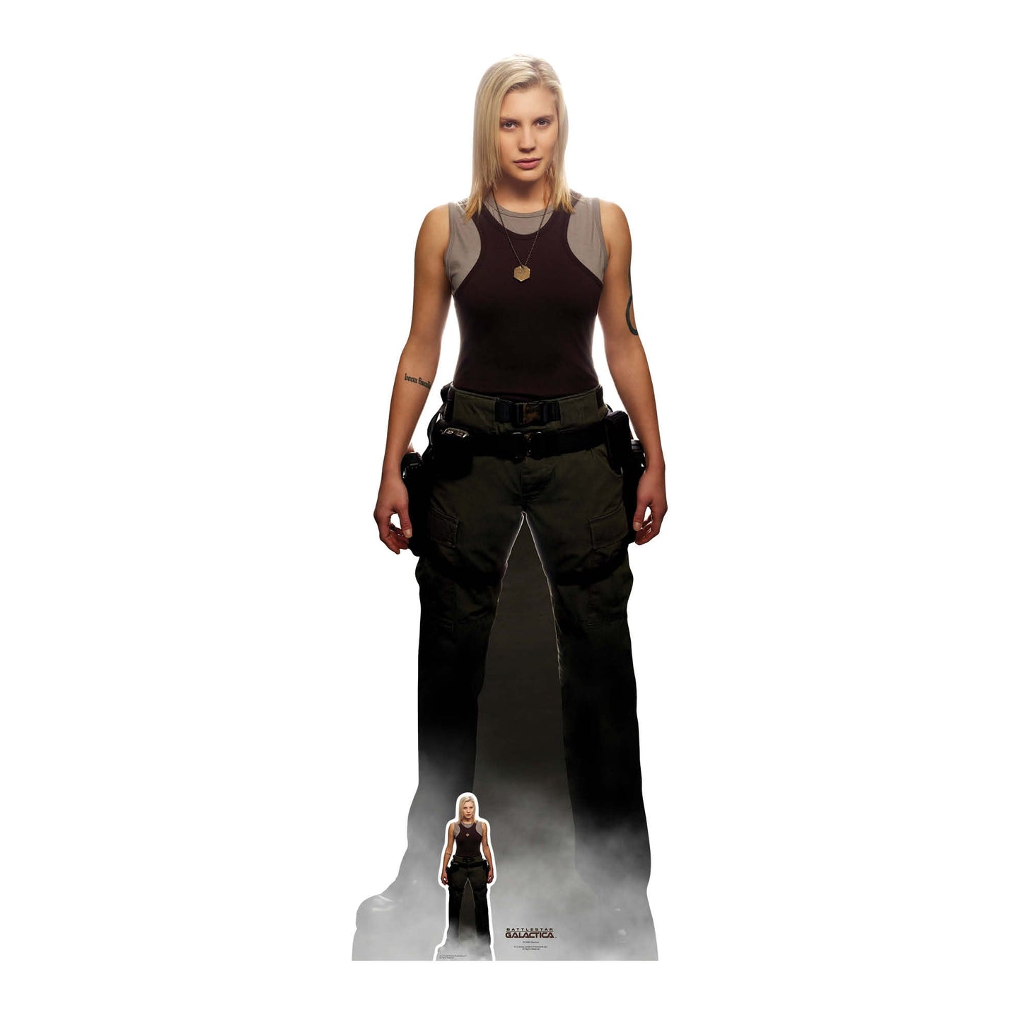 SC1642 Kara Thrace Starbuck Katee Sackhoff Battlestar Galactica Cardboard Cut Out Height 169cm