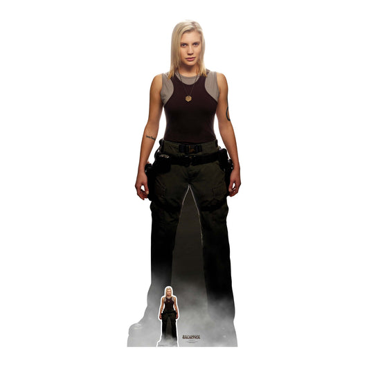 SC1642 Kara Thrace Starbuck Katee Sackhoff Battlestar Galactica Cardboard Cut Out Height 169cm