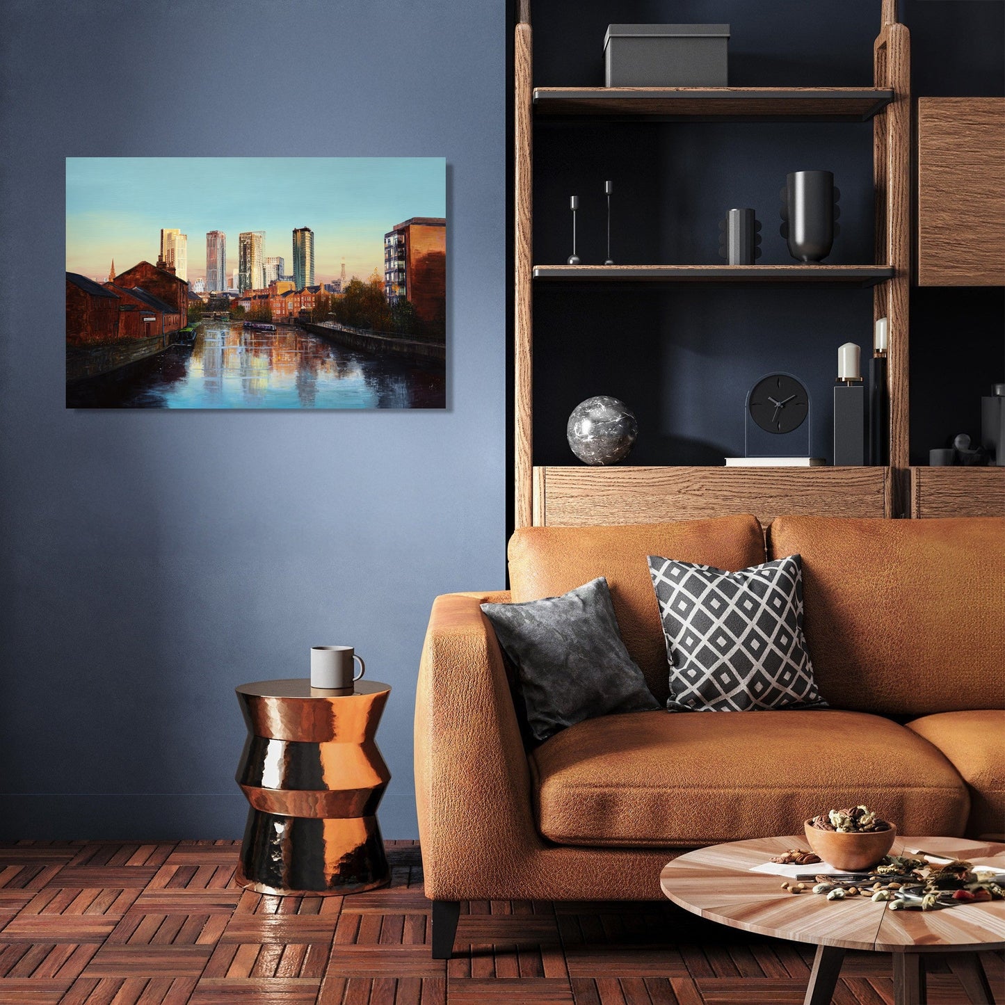 Leeds Evening Reflections Canvas