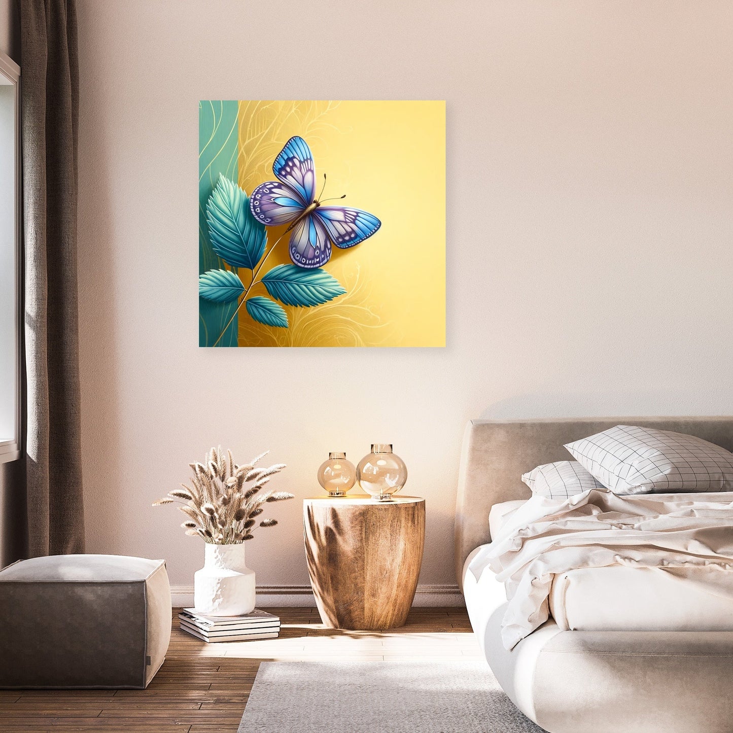 Blue Butterfly Canvas