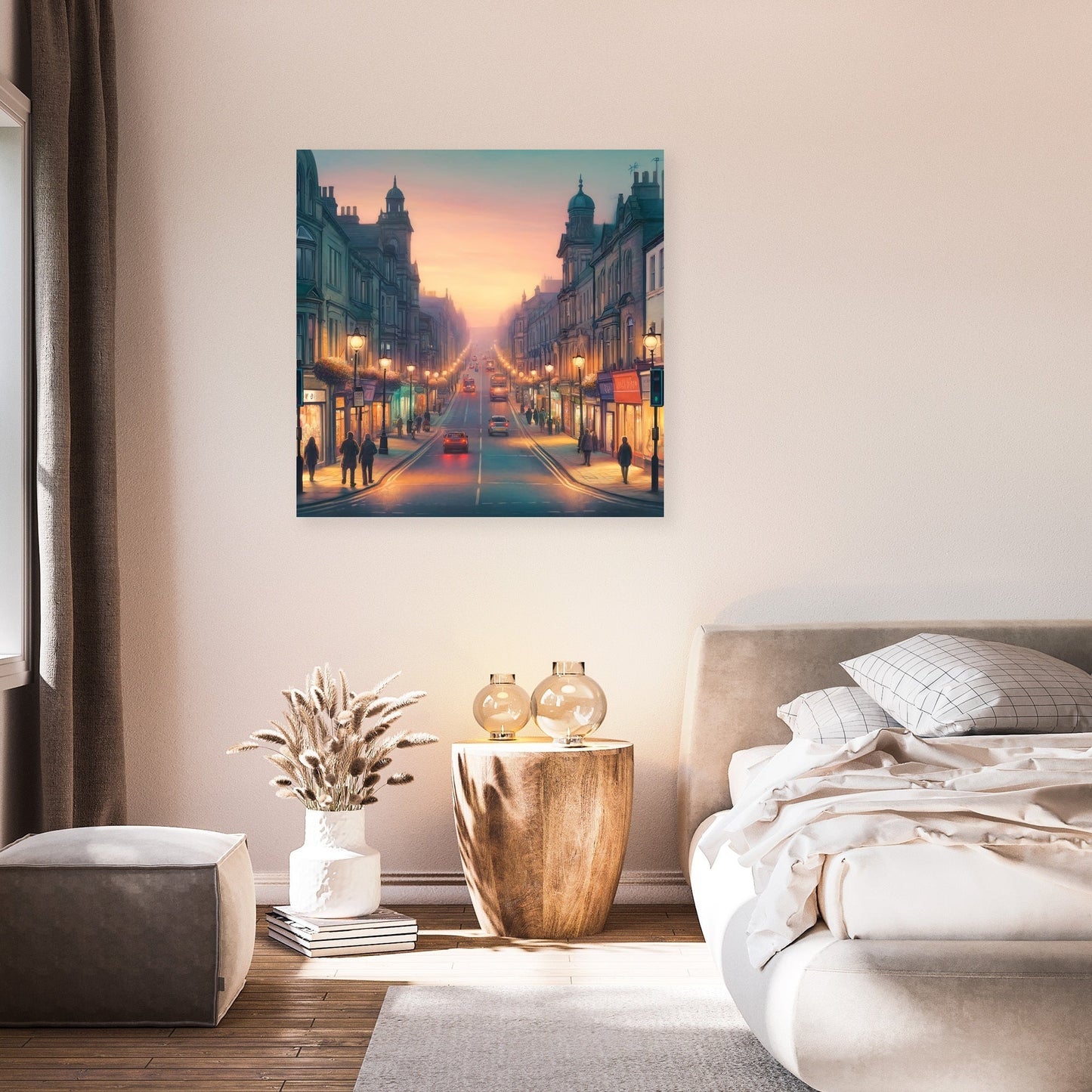 Dusk on Cold Bath Road Canvas