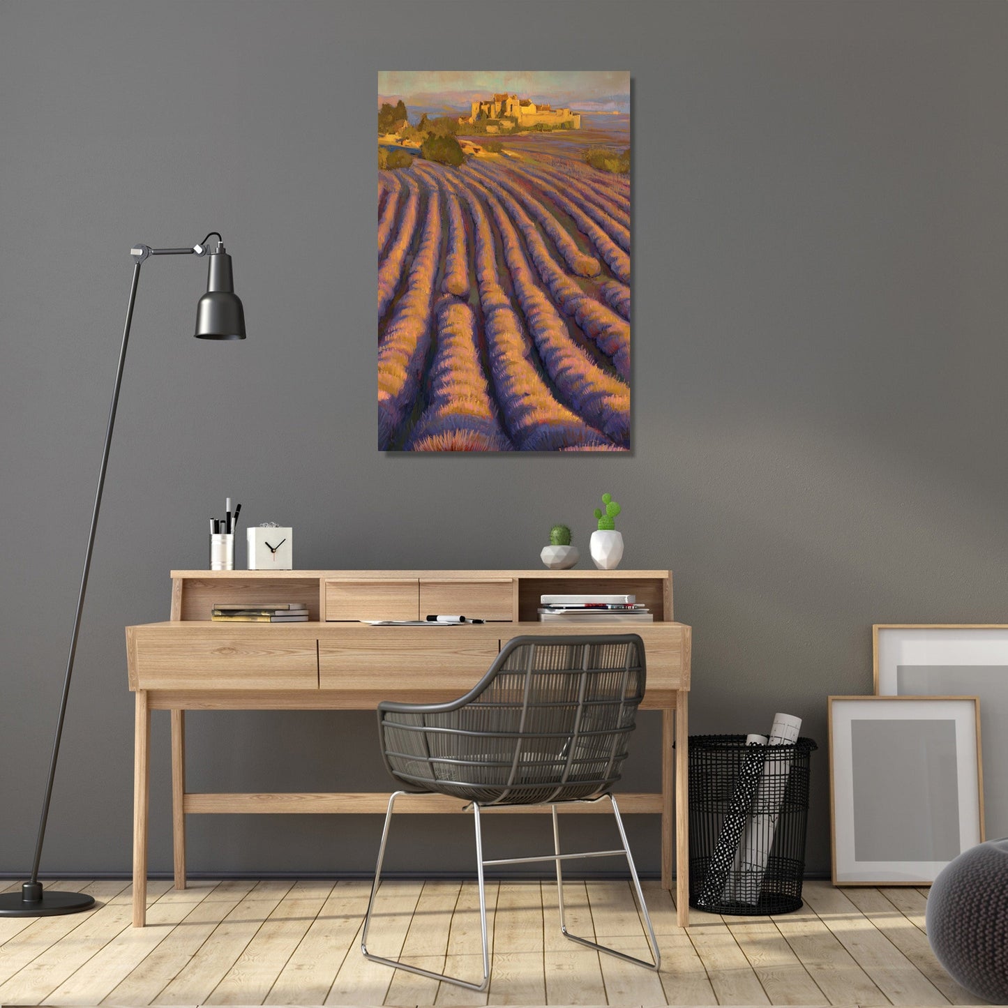 Lavender Monastery Canvas