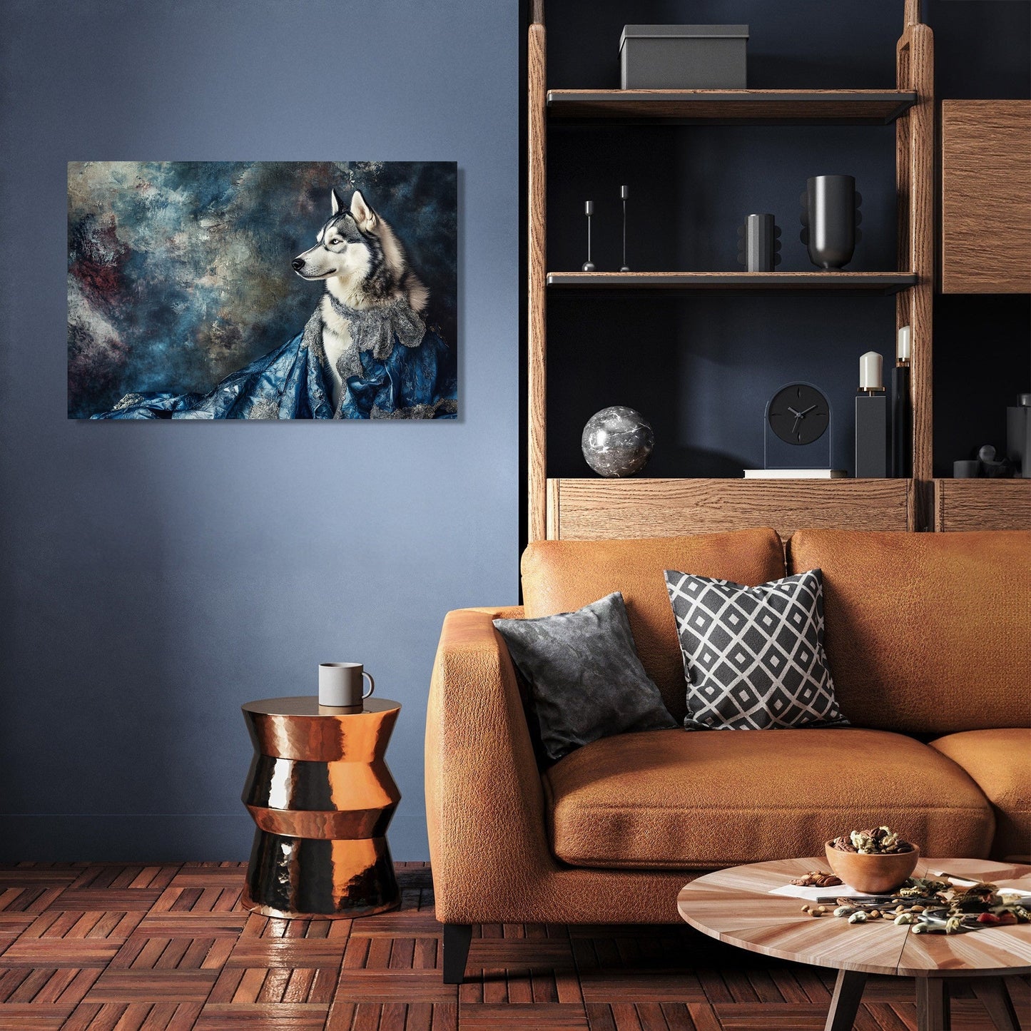 Husky Elegance Canvas