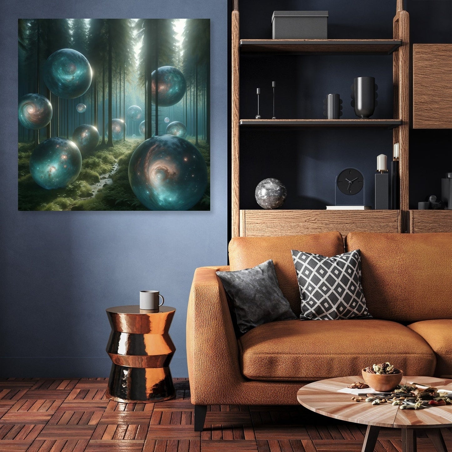 Galactic Forest Canvas