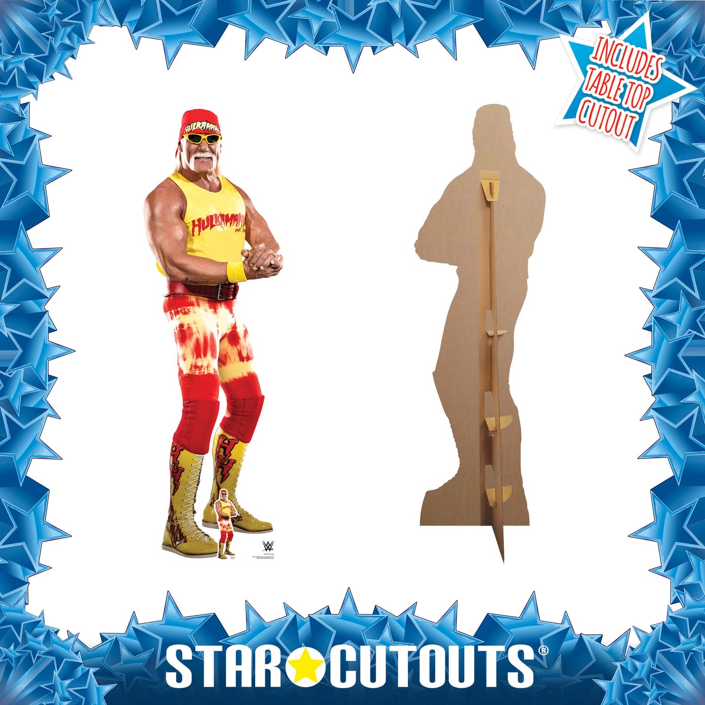 SC1668 Hulk Hogan WWE Cardboard Cutout Height 195cm