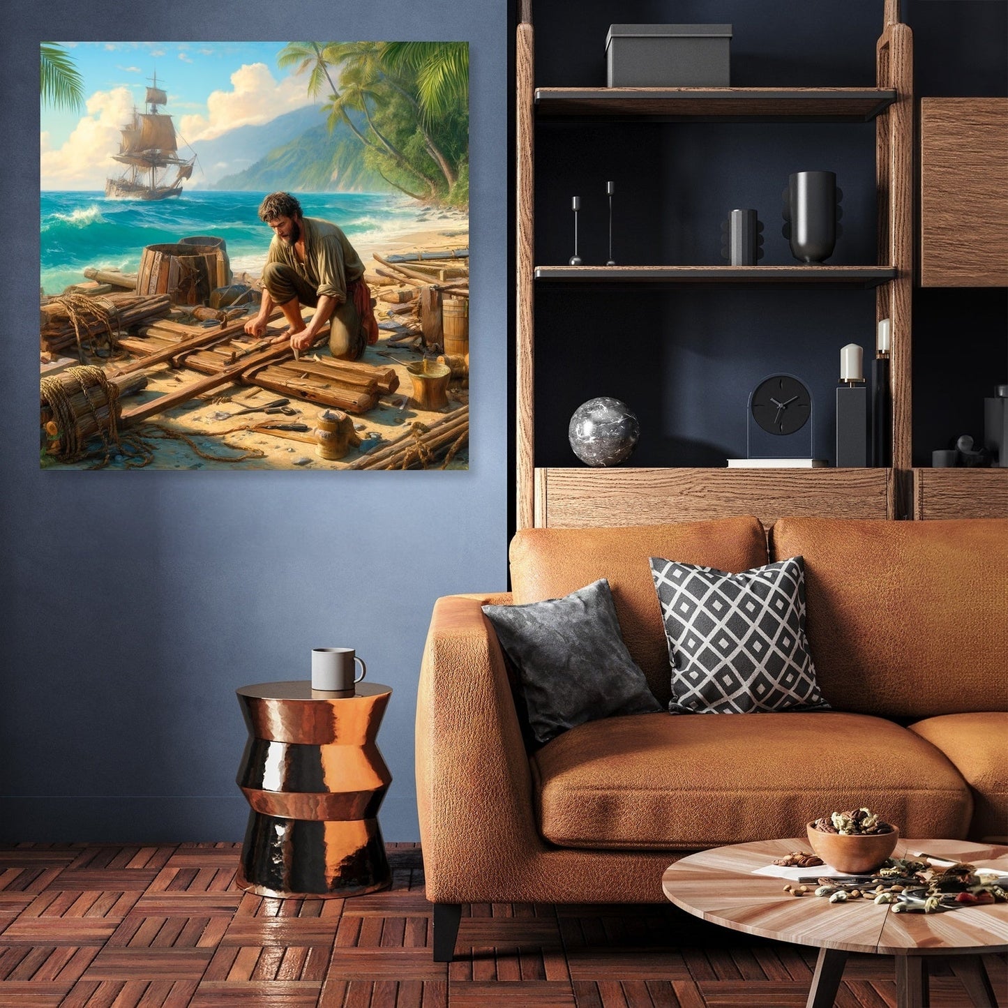 Island Raft Builder Canvas
