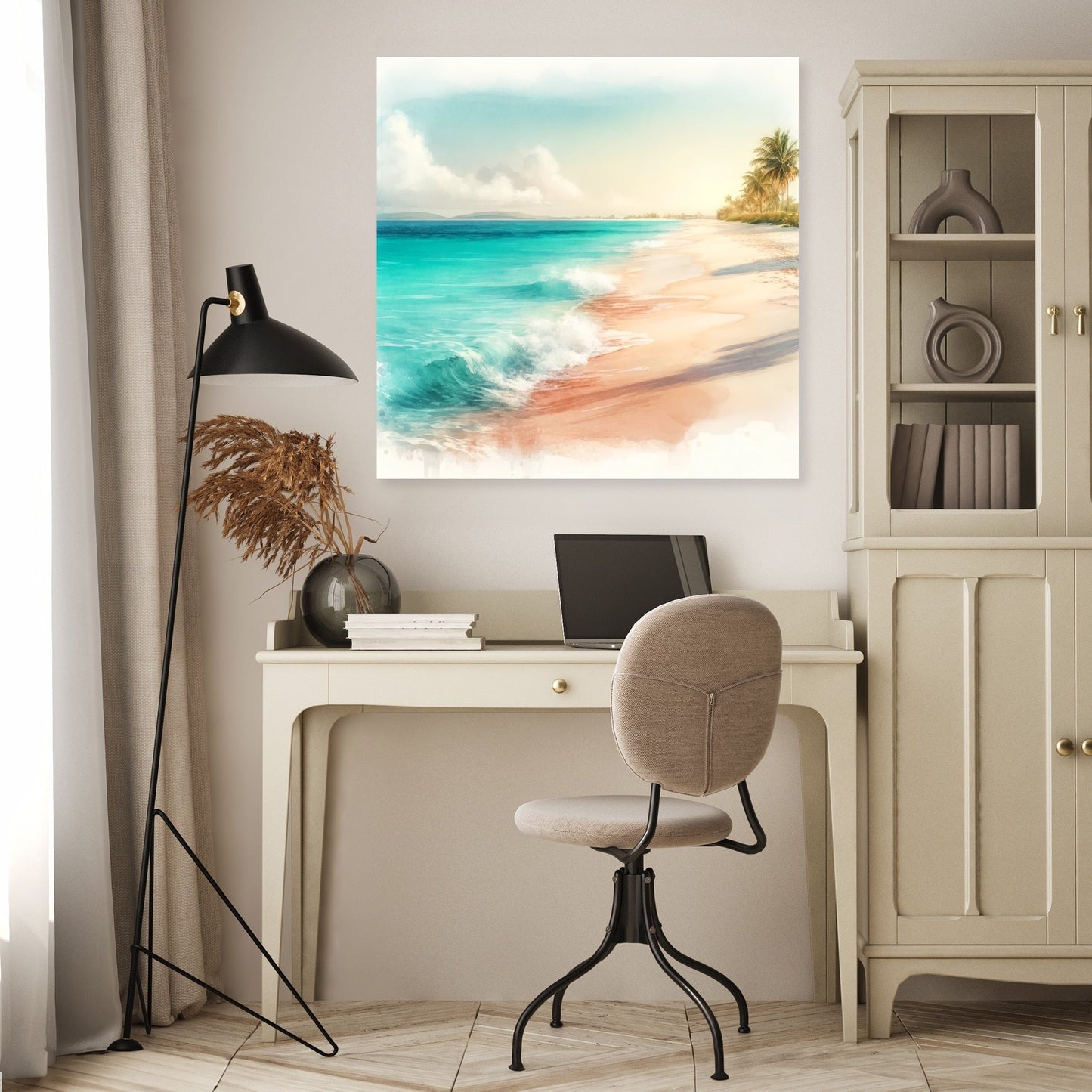Idyllic Beach Canvas