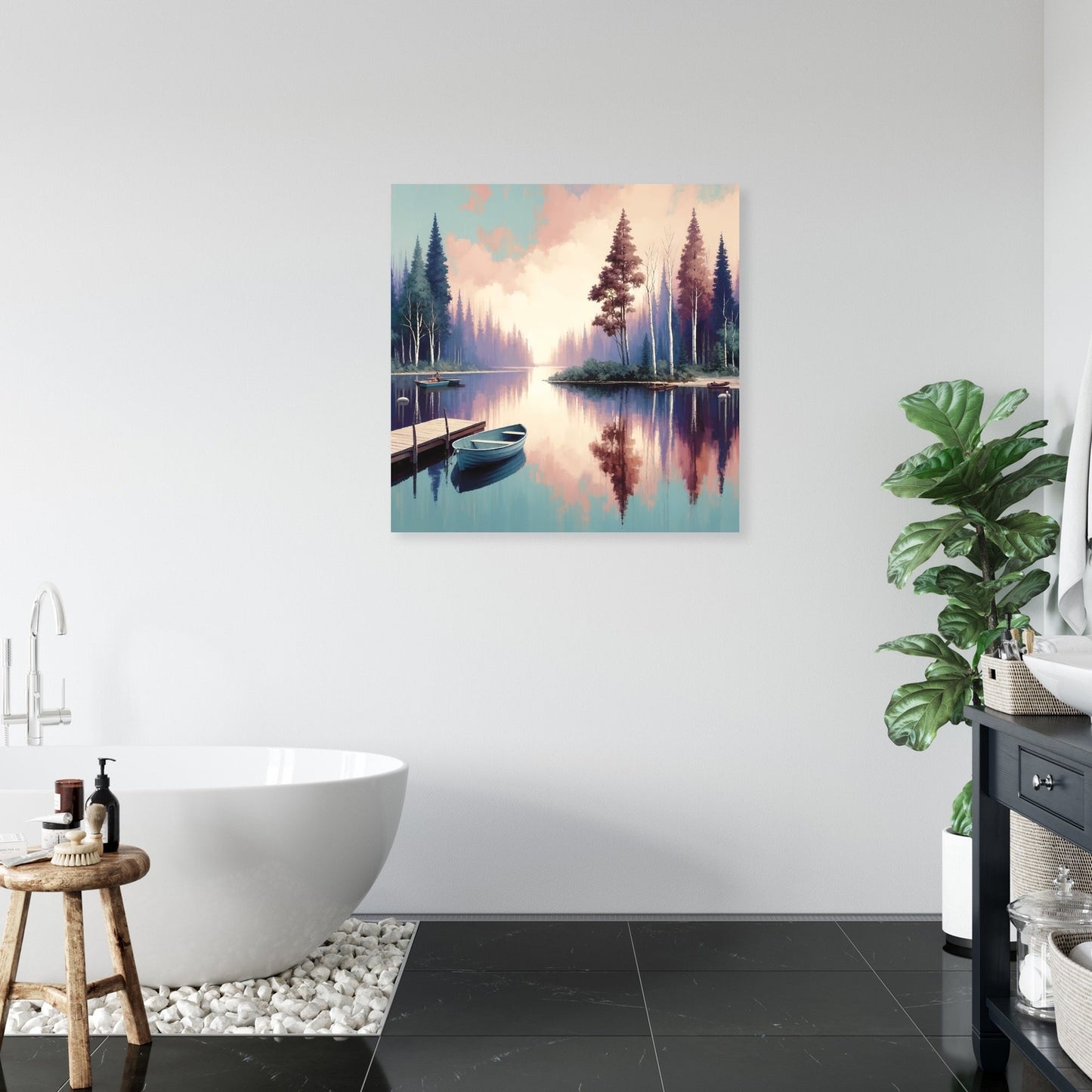 Calm Lake Canvas