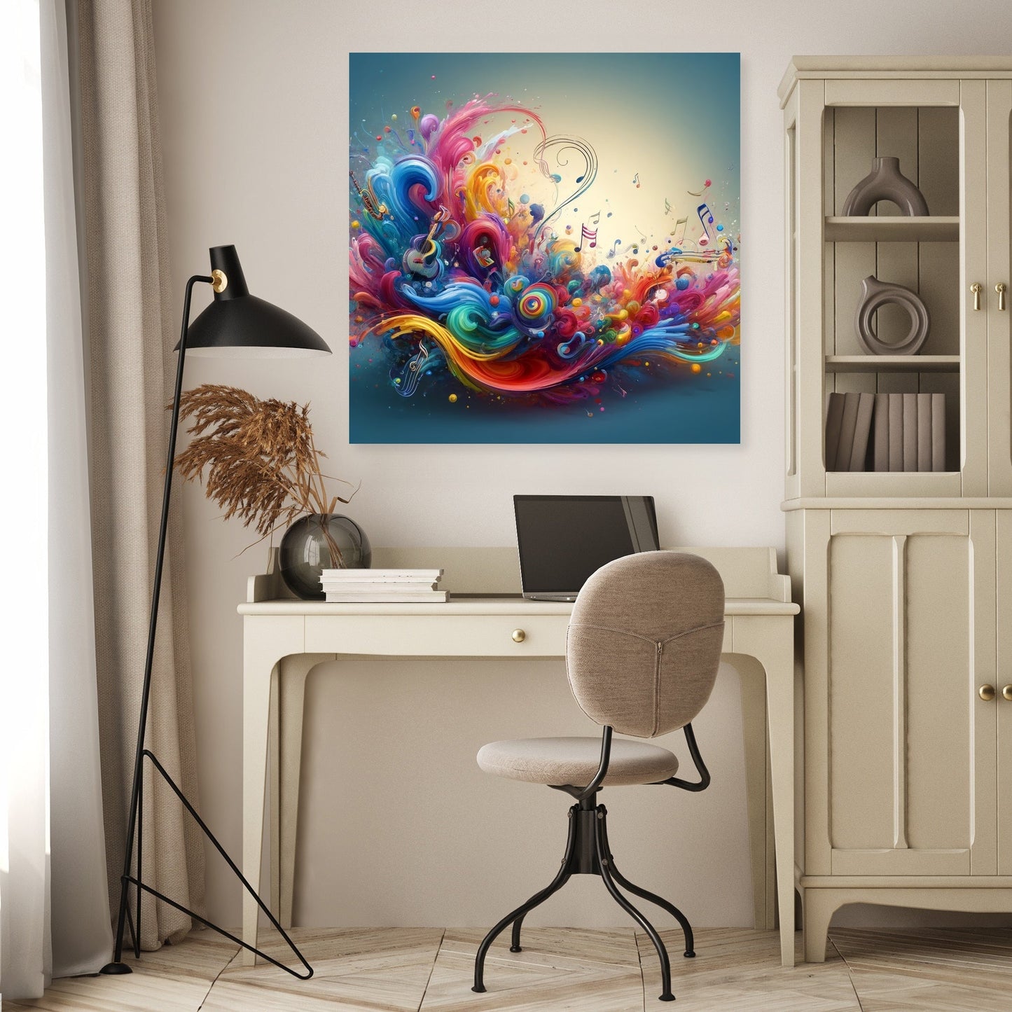Lively Music Festival Canvas