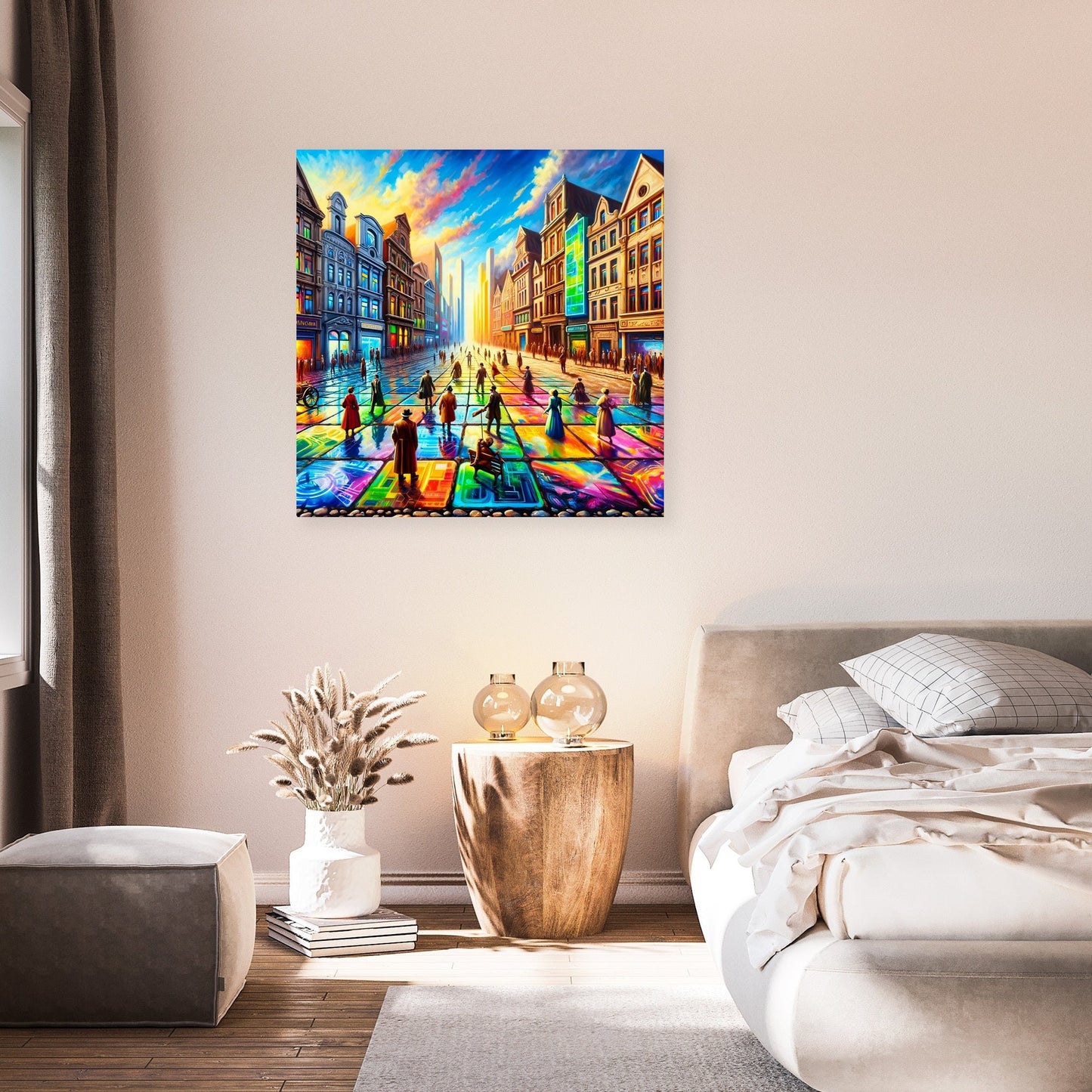 Timelines Converge Plaza Canvas