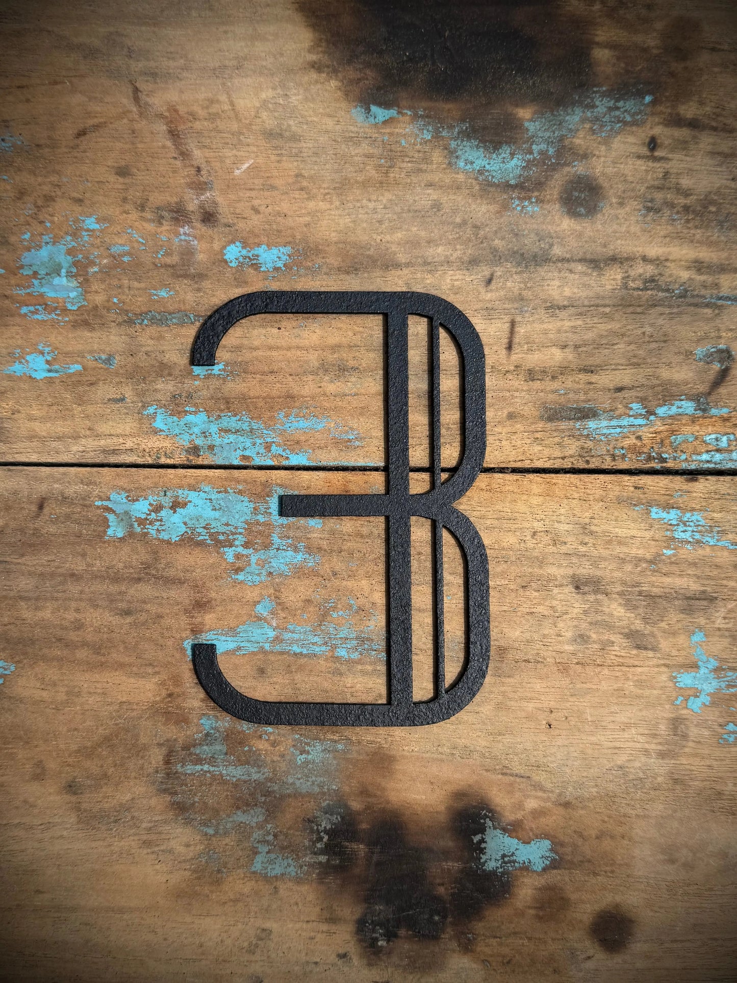 Black 5" or 12" Art Deco Metal Lettering A-Z 0-9