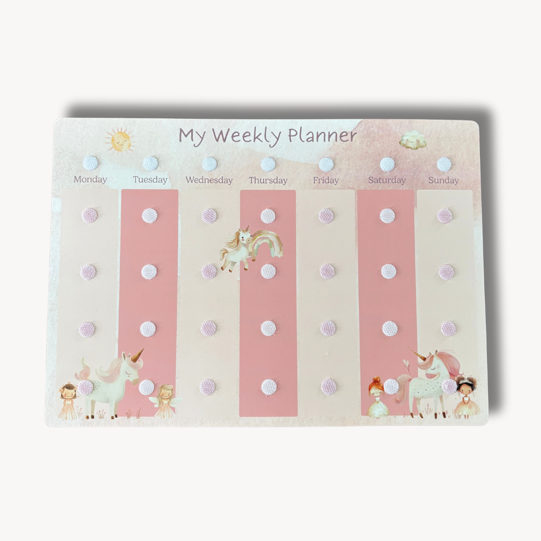 Weekly Planner for Kids A4