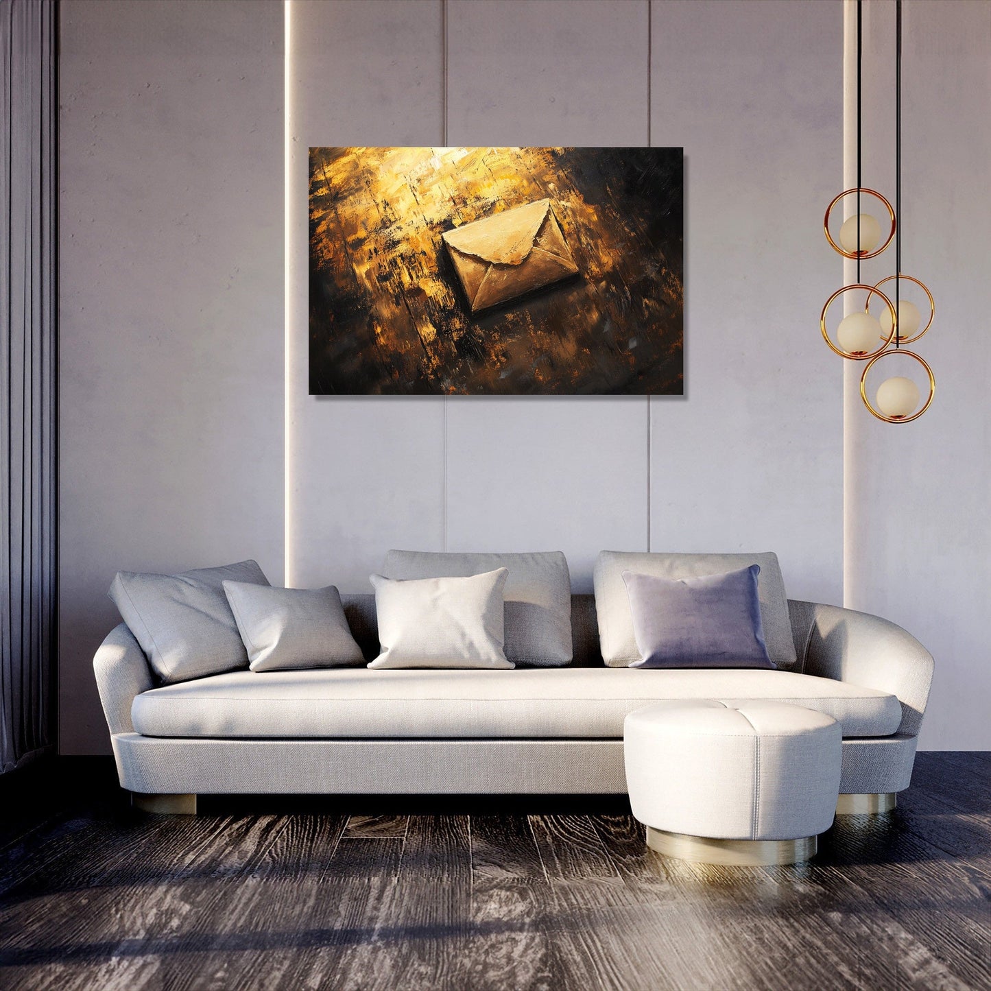 Forgotten Letters Luminescent Canvas