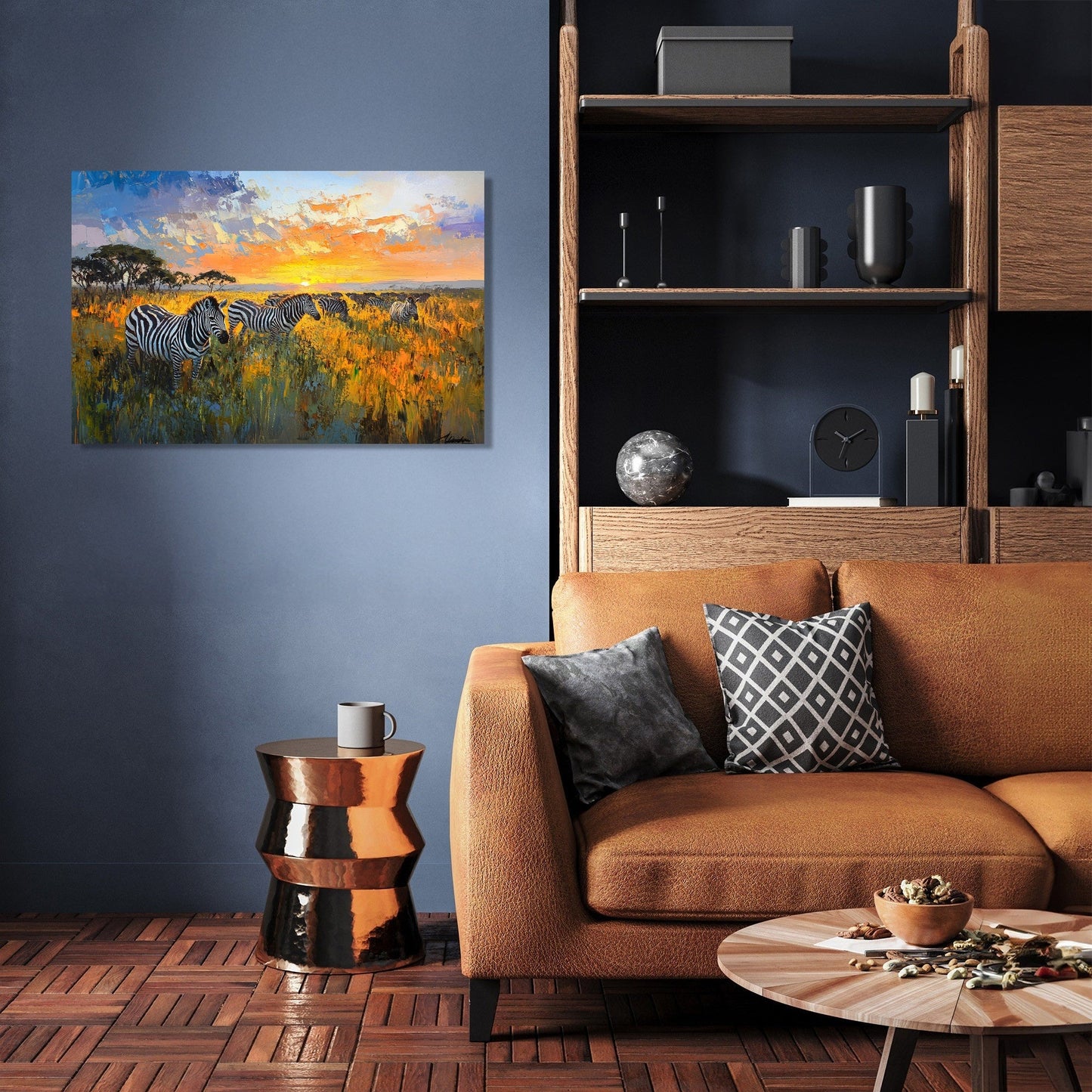 Sunset Stripes Canvas