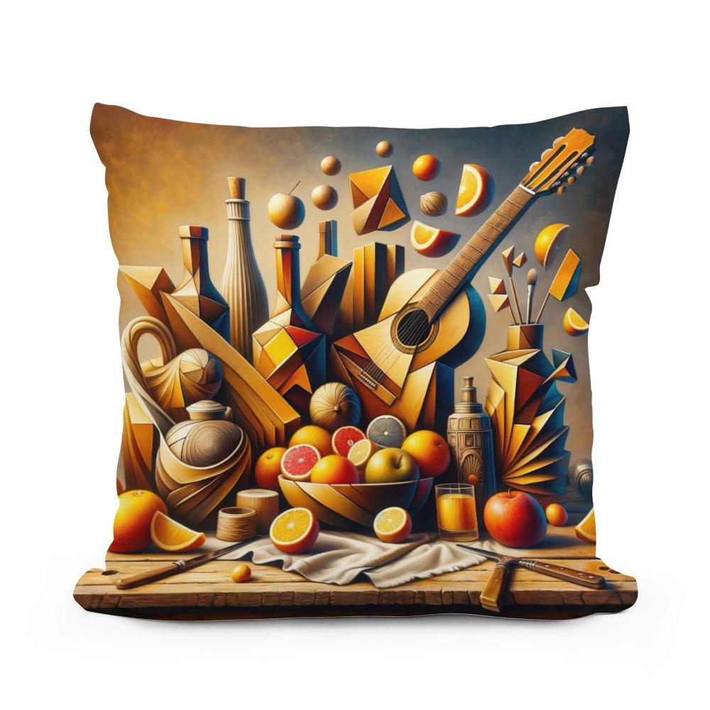 Abstract Still Life Cotton Cushion