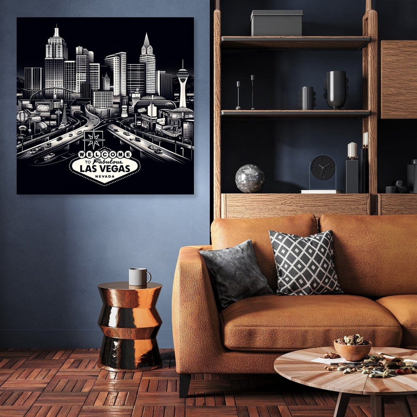 Vegas Nightscape Canvas