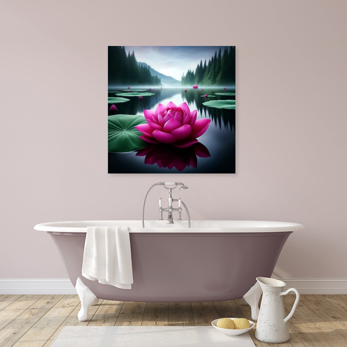 Lotus Tranquility Canvas