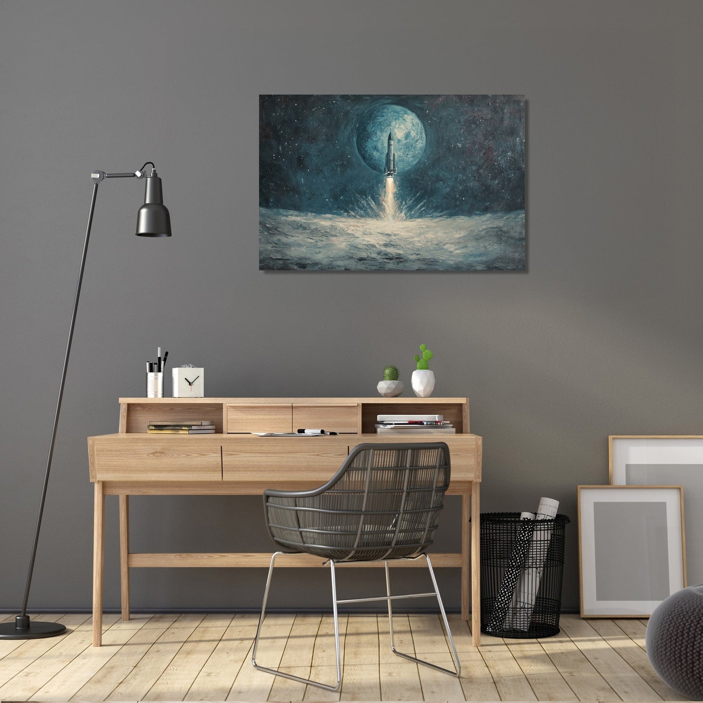 Lunar Descent Canvas