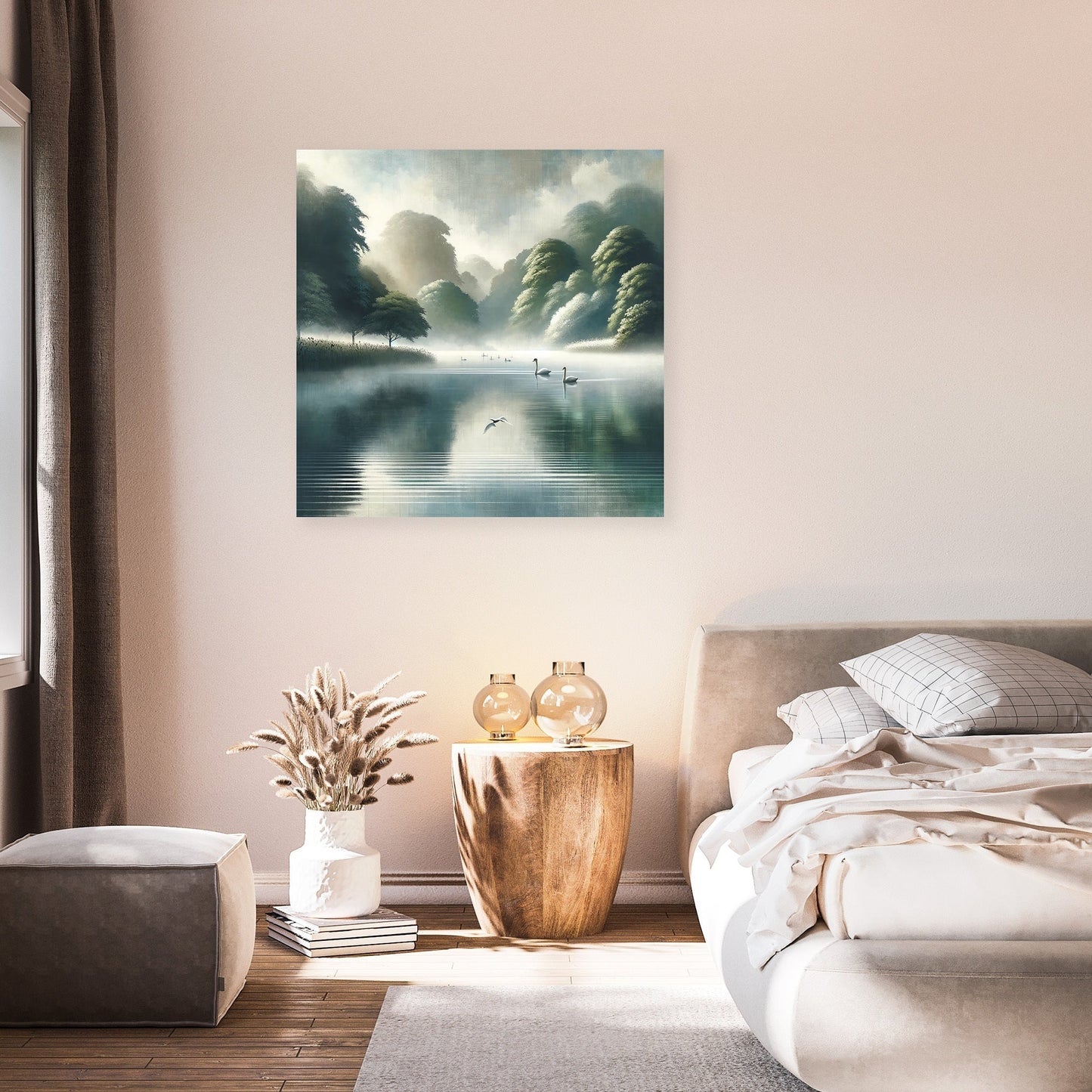 Cardiff Roath Park Lake Canvas