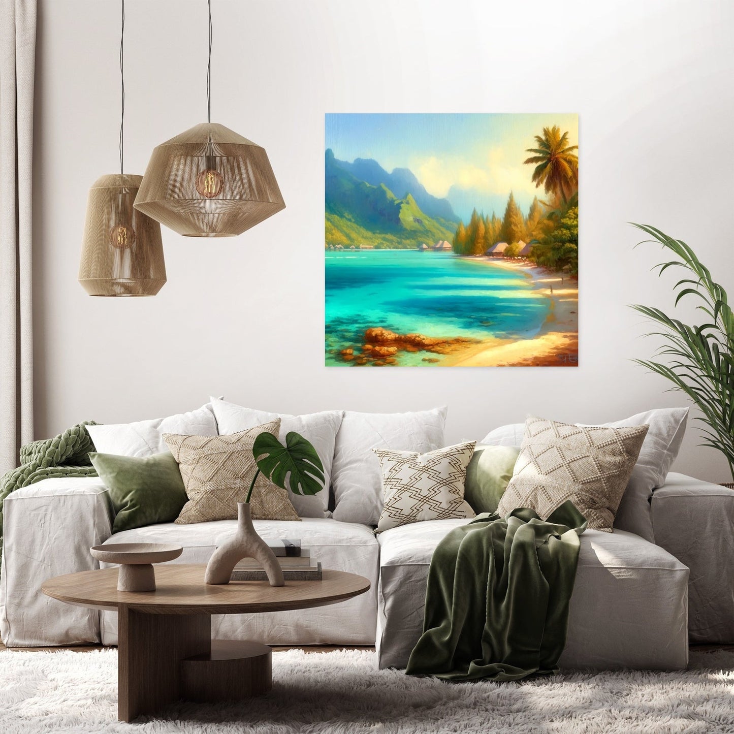 Bora Bora Serenity Canvas