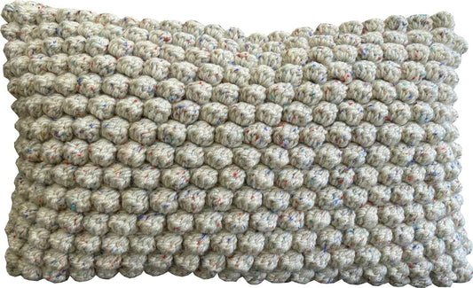 Naturals - Bobble Cushion with Coloured Fleck (50x30)