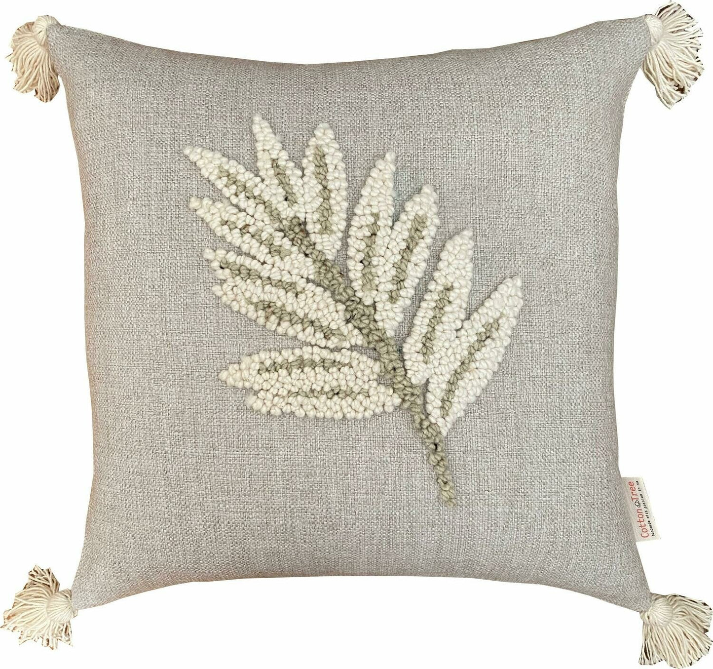 Naturals - Punch Needle Leaf 1 (60x60)