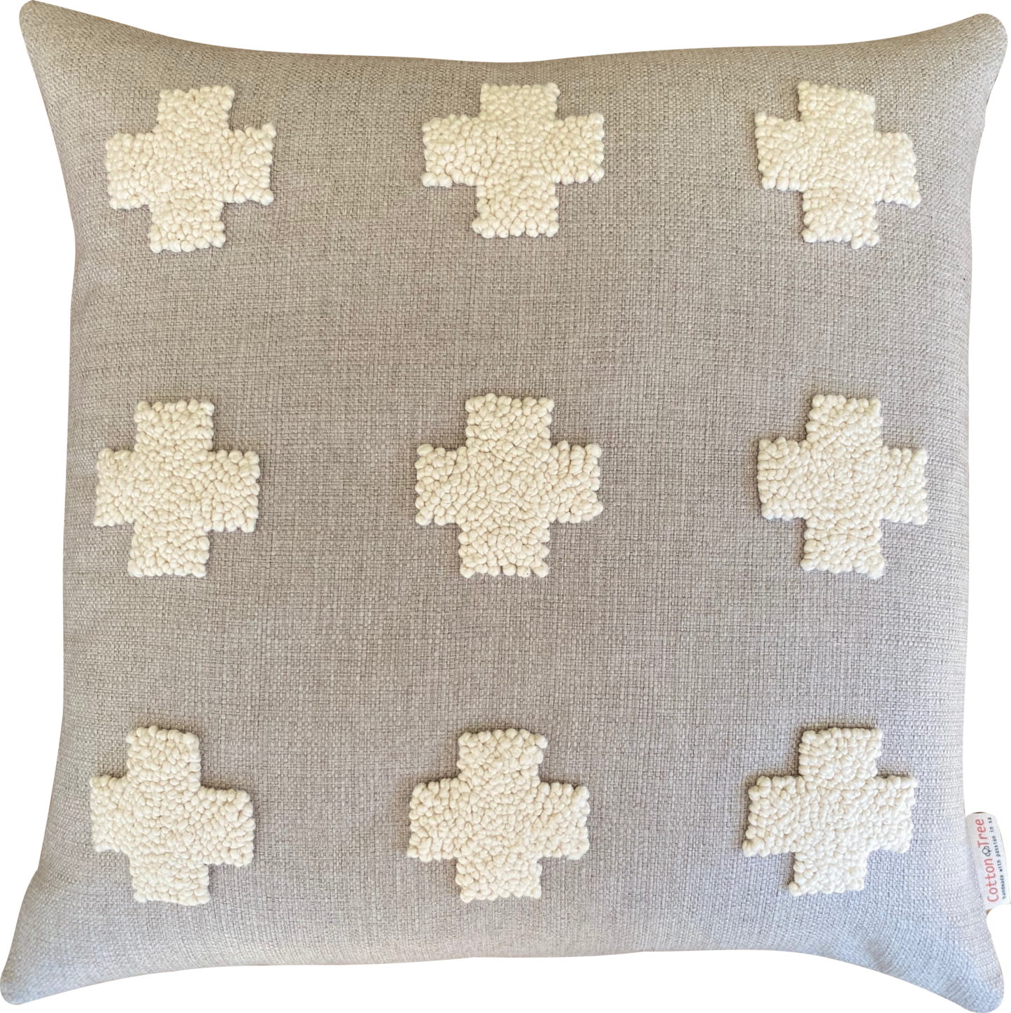 Naturals - Punch Needle Crosses (60x60)