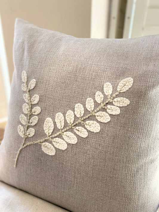 Naturals - Punch Needle Leaf 2 (60x60)