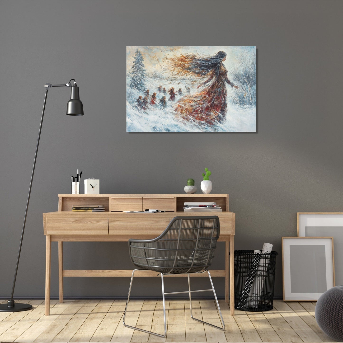 Nordic Mother Goddess Canvas
