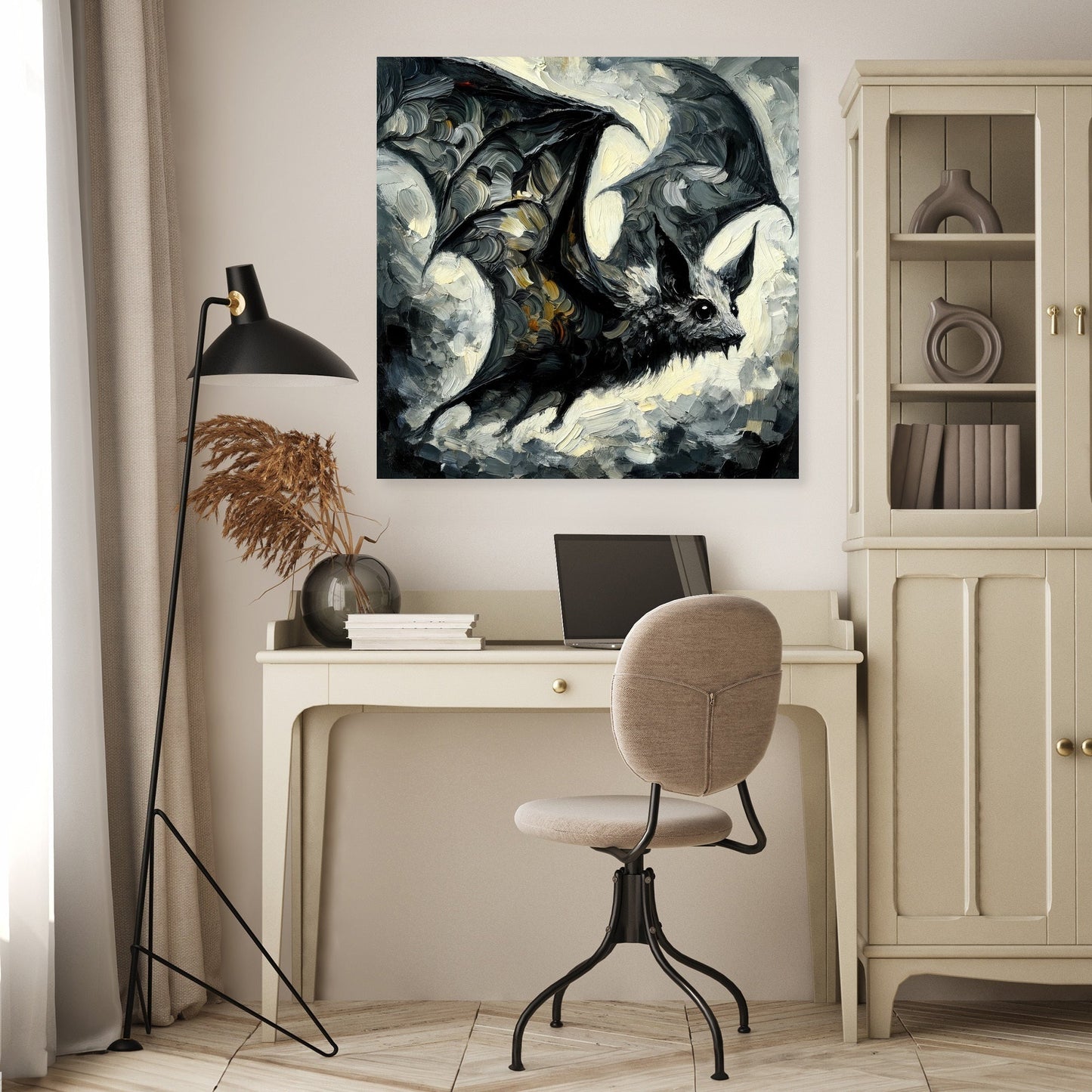 Gothic Bat Canvas