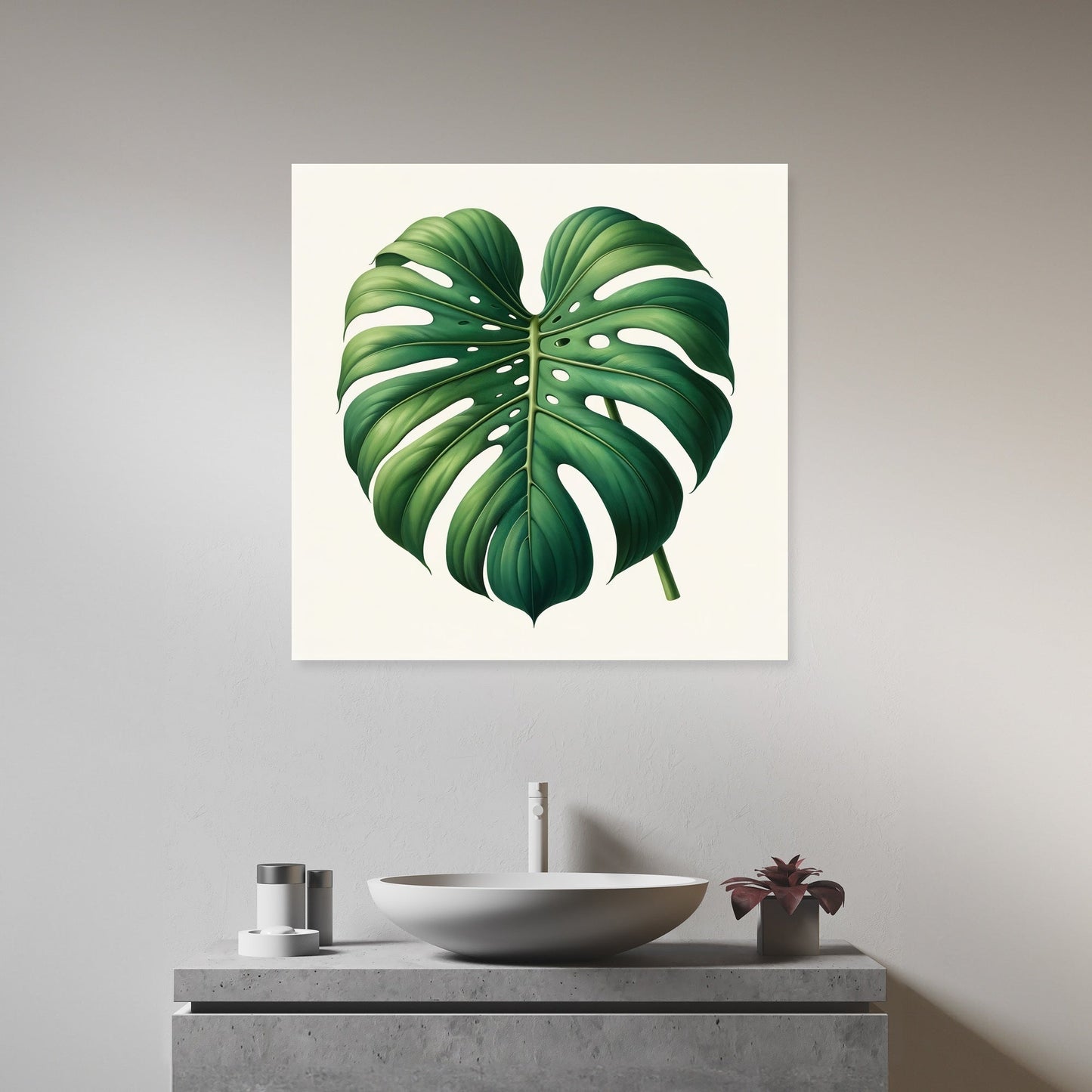 Monstera Elegance Canvas