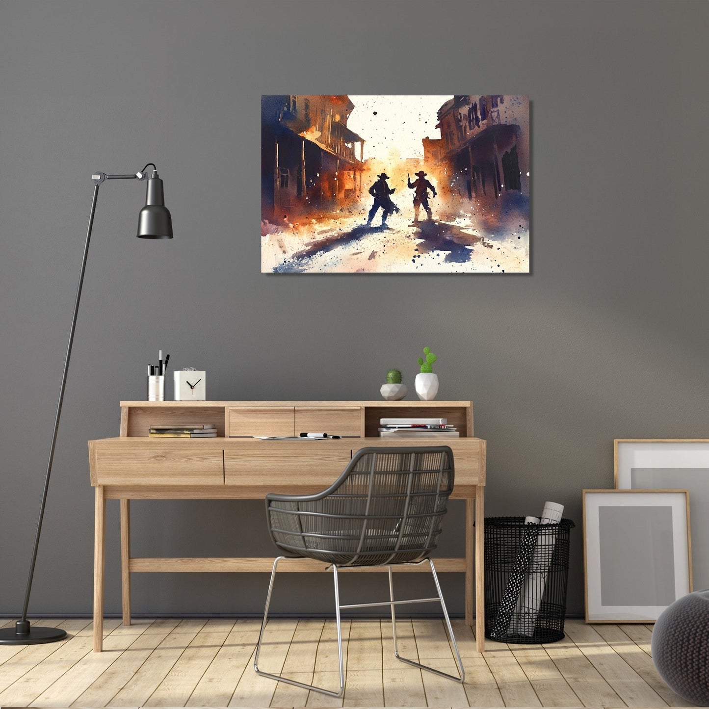 Outlaws at High Noon Canvas