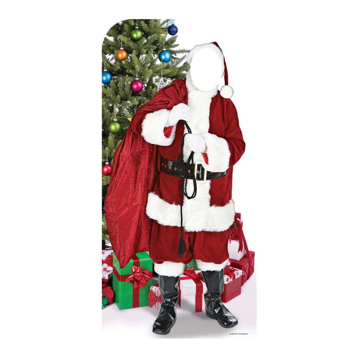 SC173 Father Christmas 'Stand-In' Cardboard Cut Out Height 186cm