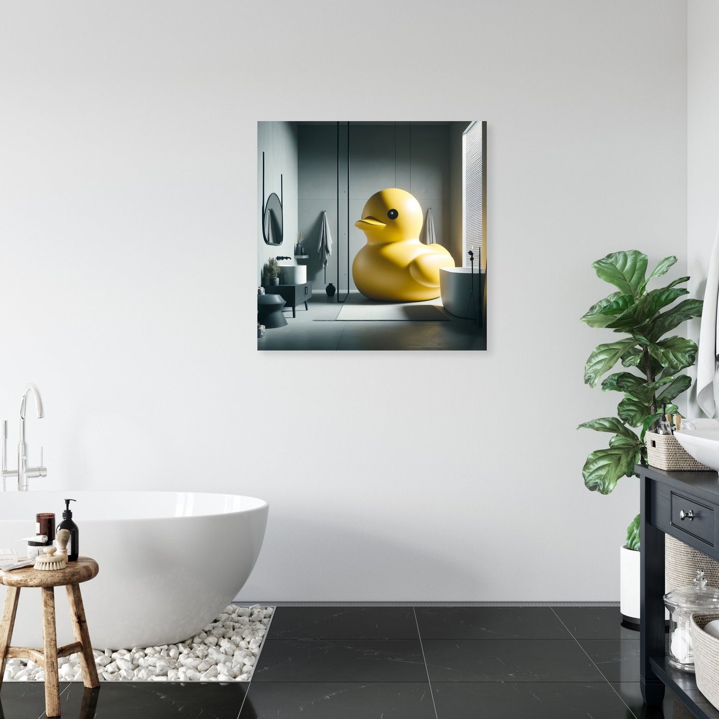 Solo Duck Statement Canvas