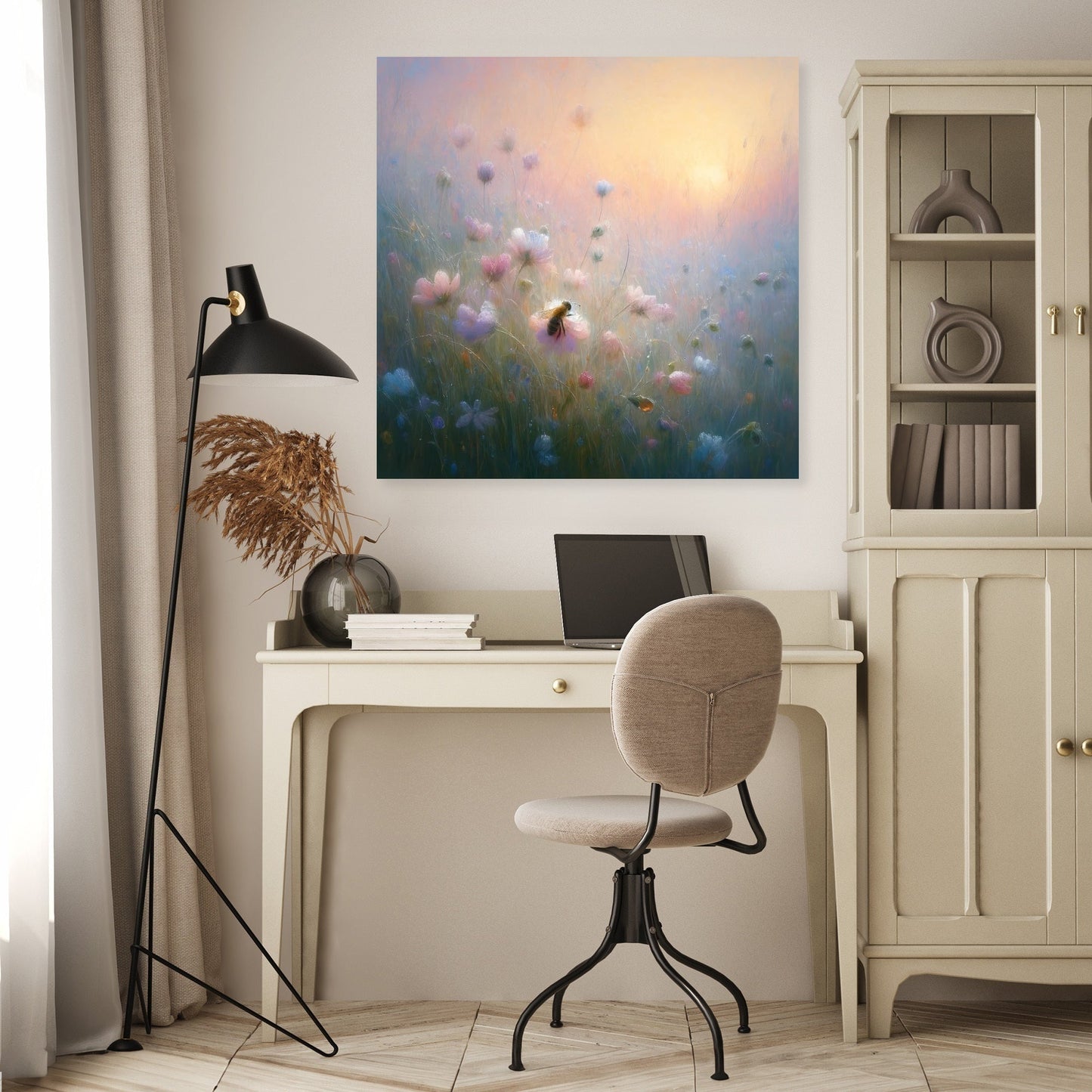 Whispers of the Meadow Bee Canvas