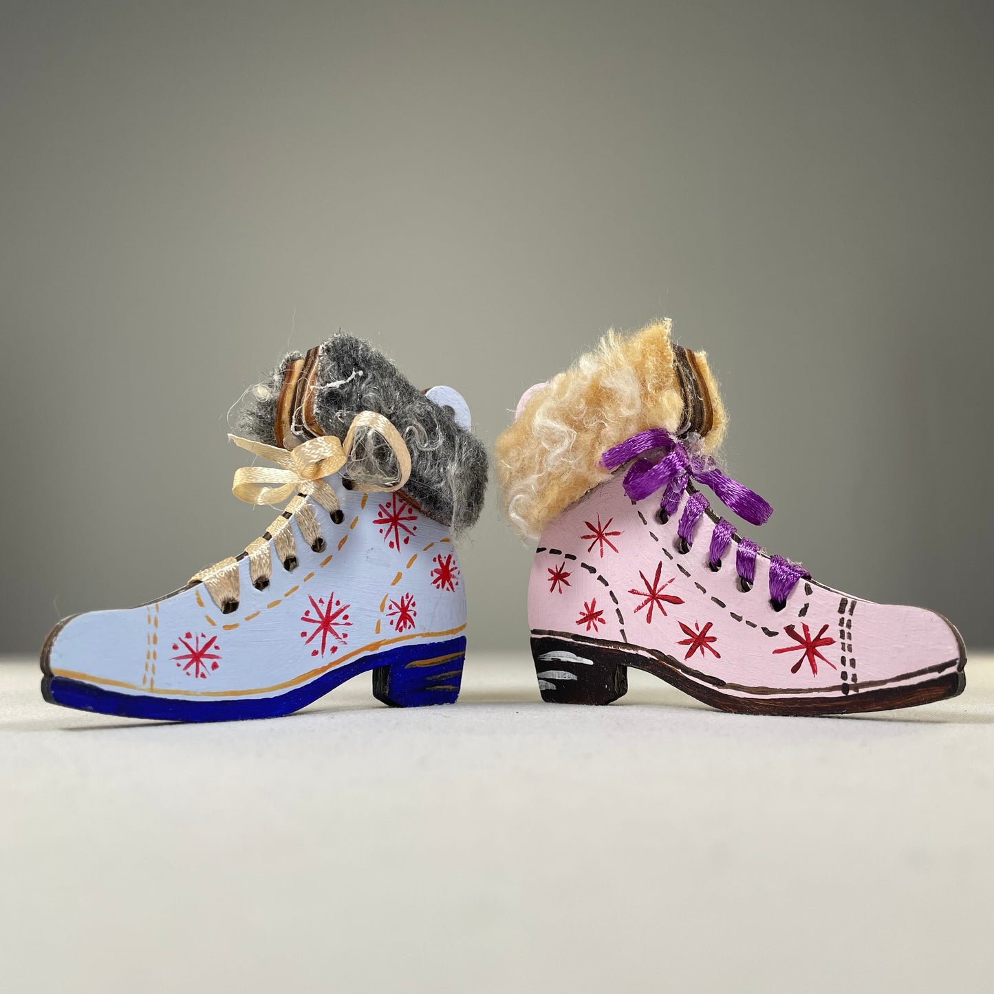 Winter Boots Bauble - Handmade Ornament by Curious Rabbit ®