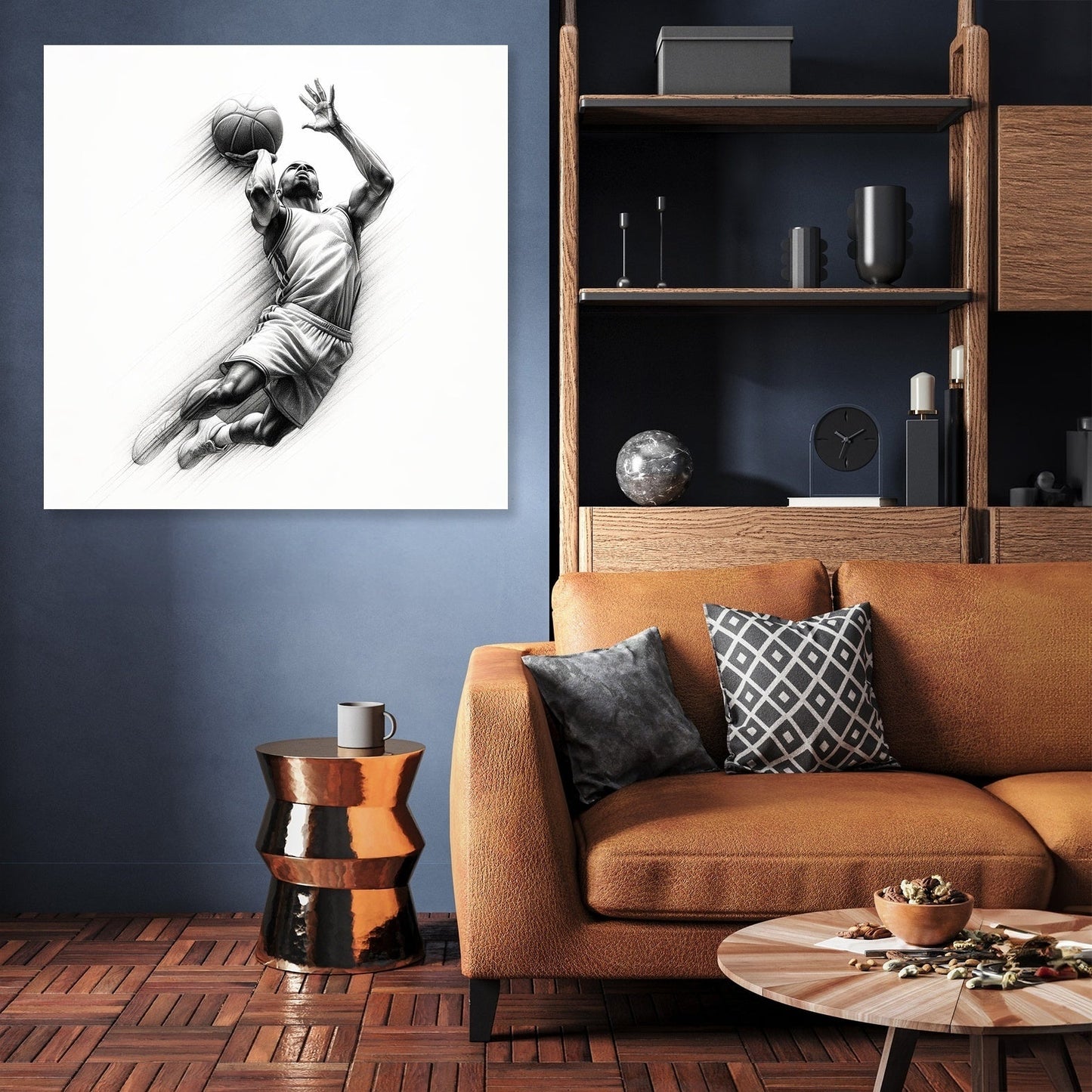 Jump Shot Elegance Canvas