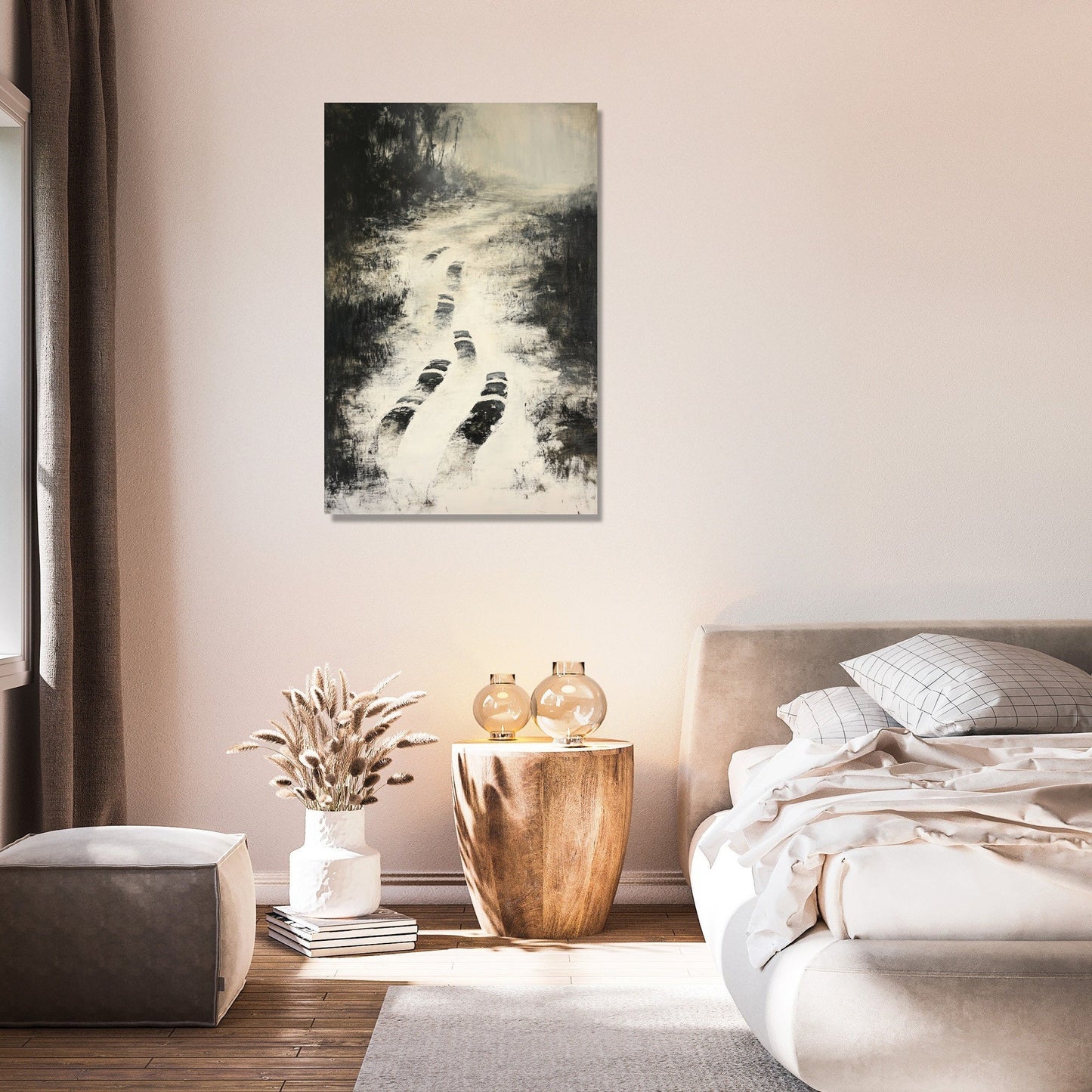 Disappearing Footprints Canvas