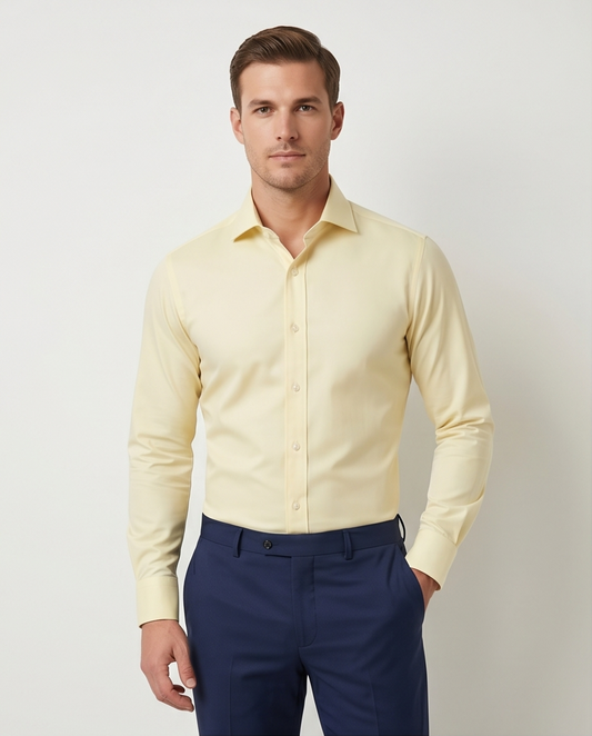 Light Yellow Oxford Shirt