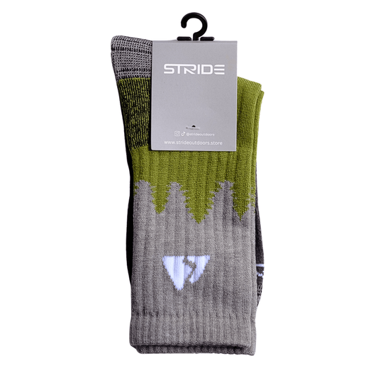 Merino Wool Crew Socks - Thermal Hiking Socks Unisex