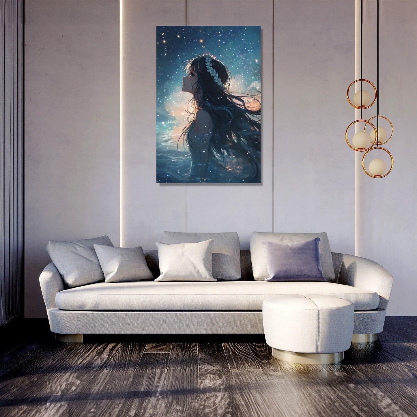 Starry Sea Princess Canvas